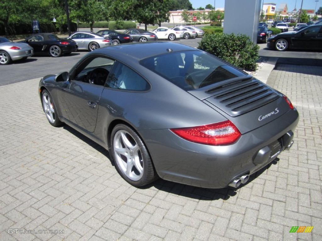 2012 911 Carrera S Coupe - Meteor Grey Metallic / Black Leather w/Alcantara photo #5