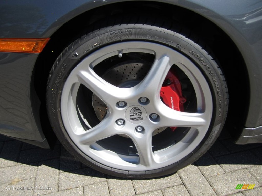 2012 911 Carrera S Coupe - Meteor Grey Metallic / Black Leather w/Alcantara photo #7