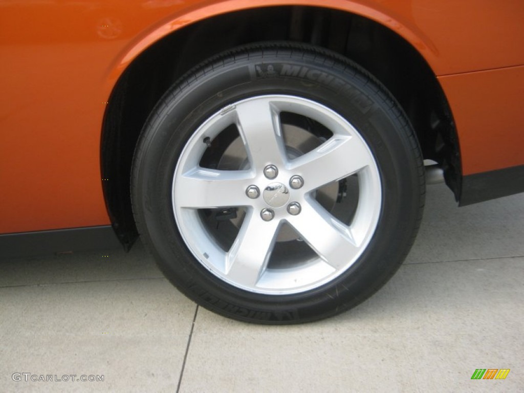 2011 Challenger Rallye - Toxic Orange Pearl / Dark Slate Gray photo #19