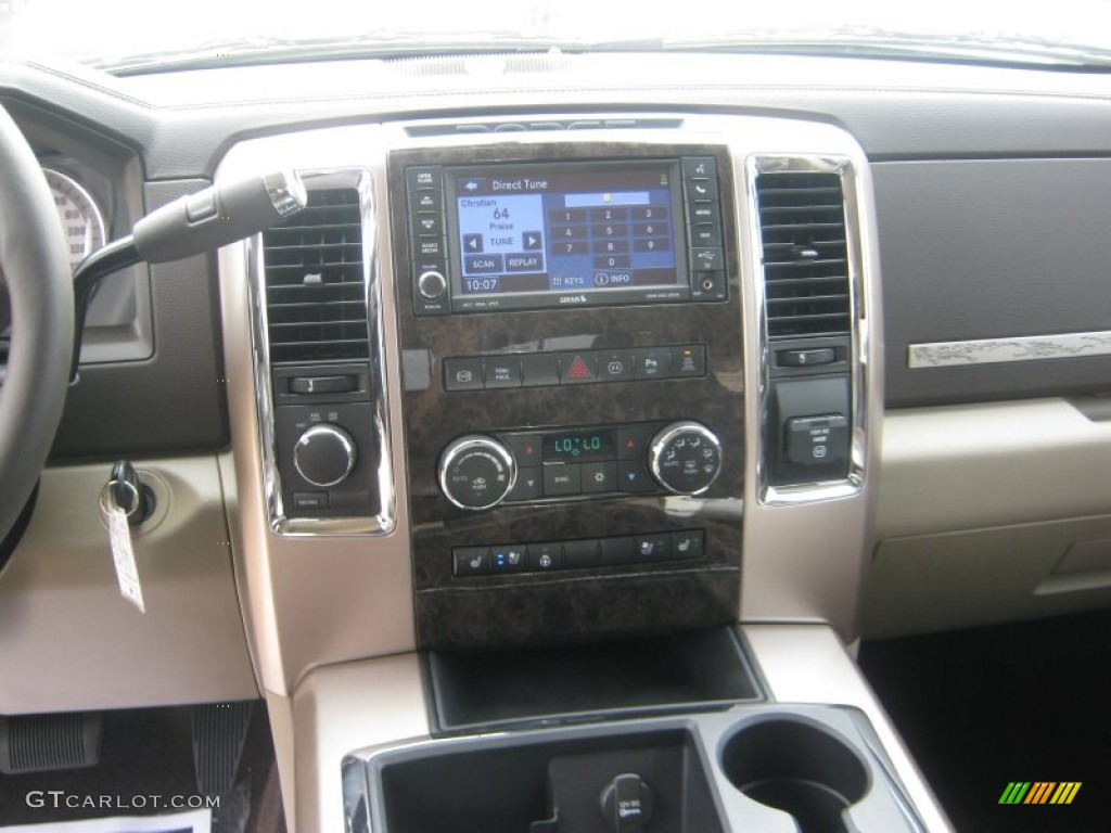 2011 Ram 2500 HD Laramie Longhorn Crew Cab 4x4 - Sagebrush Pearl / Light Pebble Beige/Bark Brown photo #9