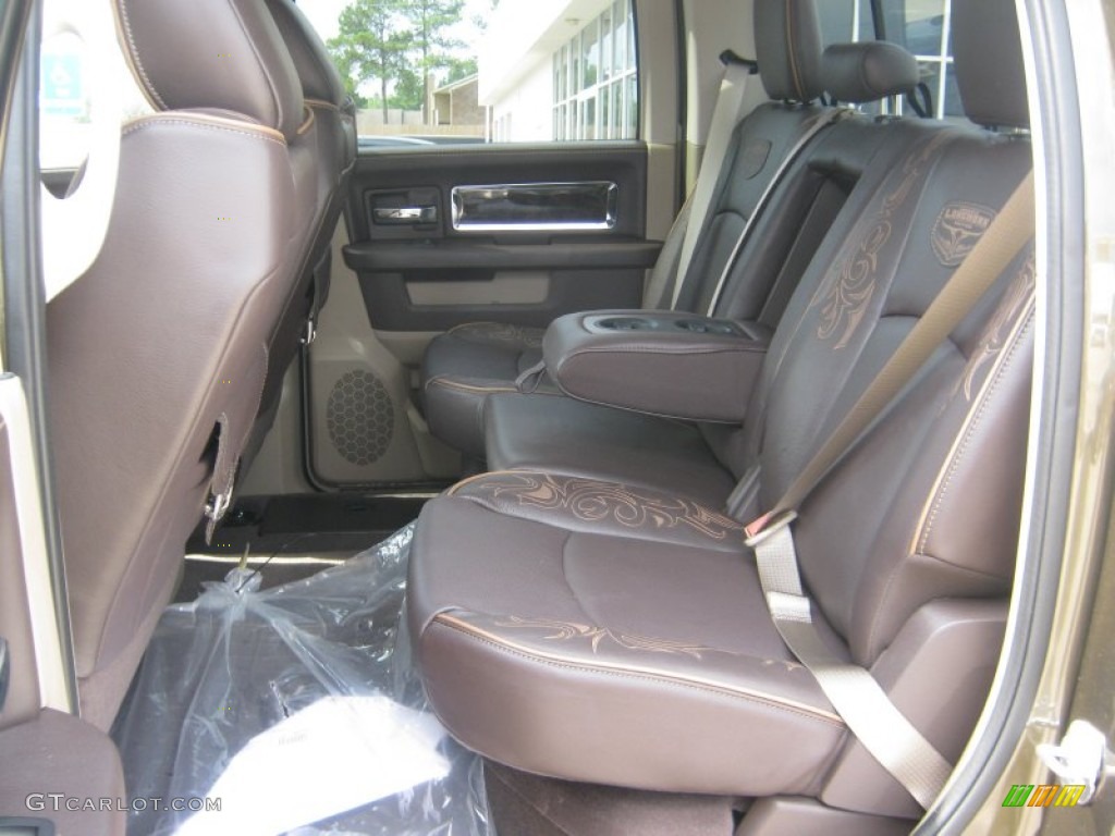 2011 Ram 2500 HD Laramie Longhorn Crew Cab 4x4 - Sagebrush Pearl / Light Pebble Beige/Bark Brown photo #19