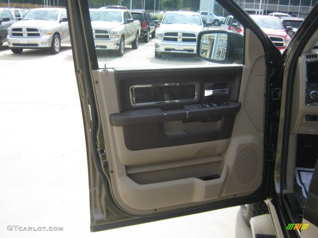 2011 Ram 2500 HD Laramie Longhorn Crew Cab 4x4 - Sagebrush Pearl / Light Pebble Beige/Bark Brown photo #20