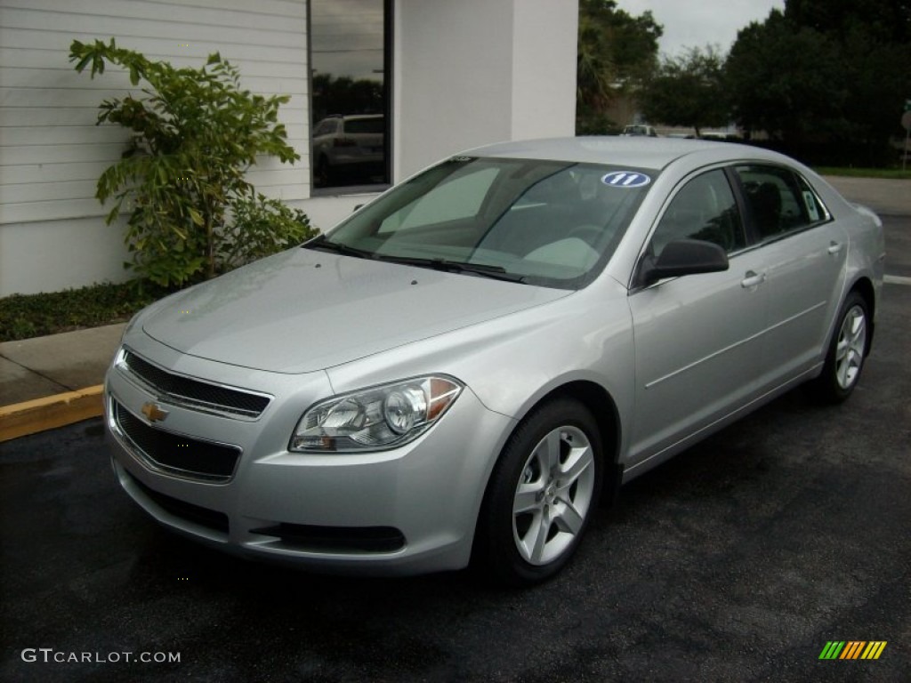 Silver Ice Metallic 2012 Chevrolet Malibu LS Exterior Photo #51757255