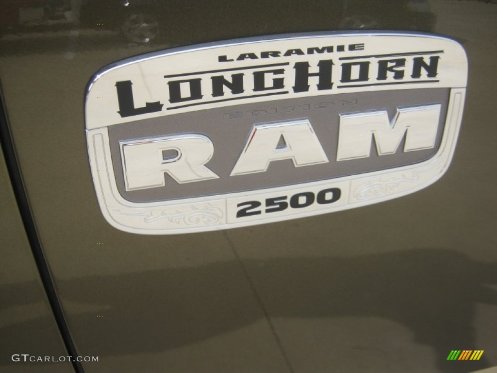 2011 Ram 2500 HD Laramie Longhorn Crew Cab 4x4 - Sagebrush Pearl / Light Pebble Beige/Bark Brown photo #32