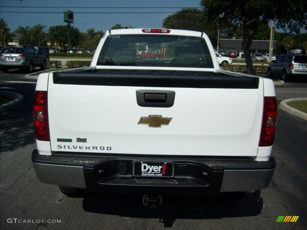 2011 Silverado 1500 Extended Cab 4x4 - Summit White / Dark Titanium photo #5