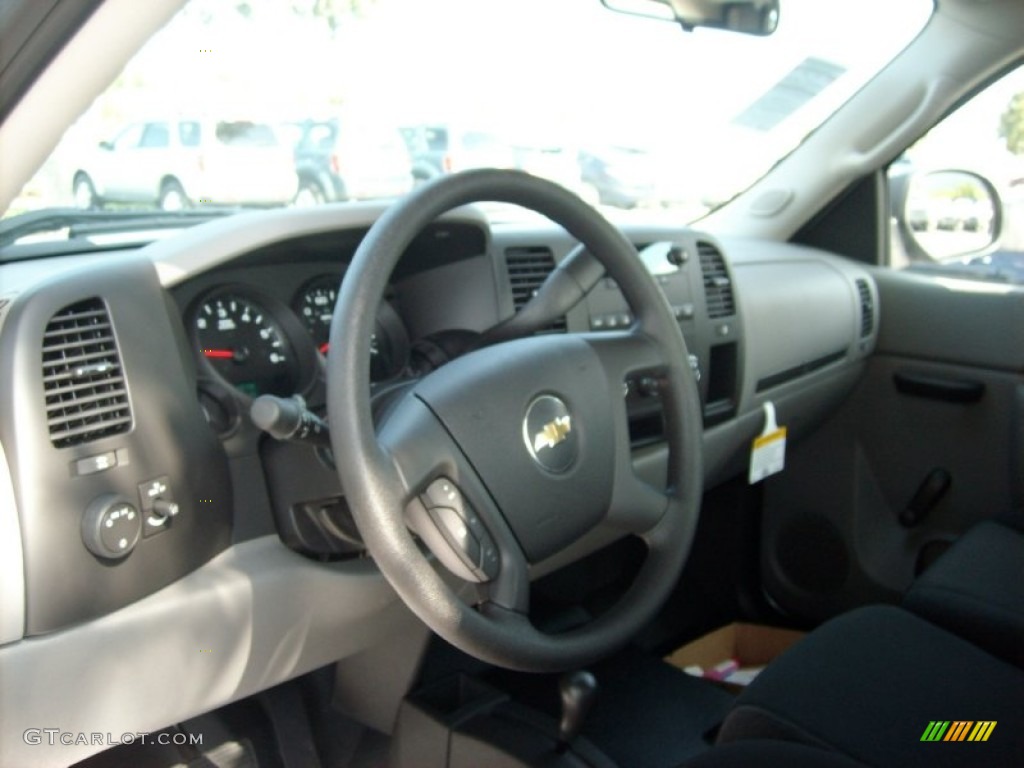 2011 Silverado 1500 Extended Cab 4x4 - Summit White / Dark Titanium photo #13