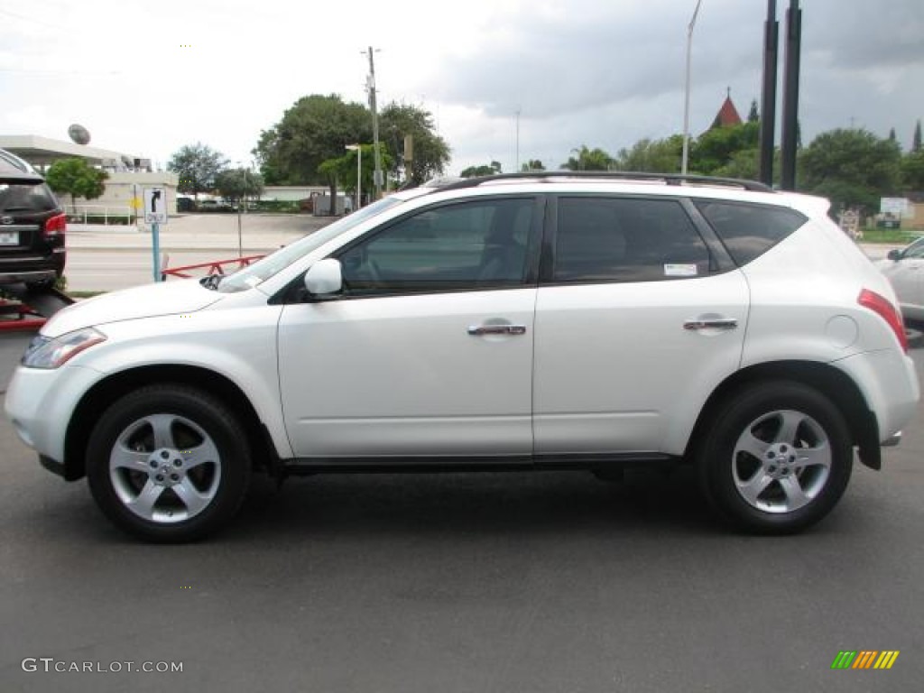 2005 Murano SL - Glacier Pearl White / Cafe Latte photo #6