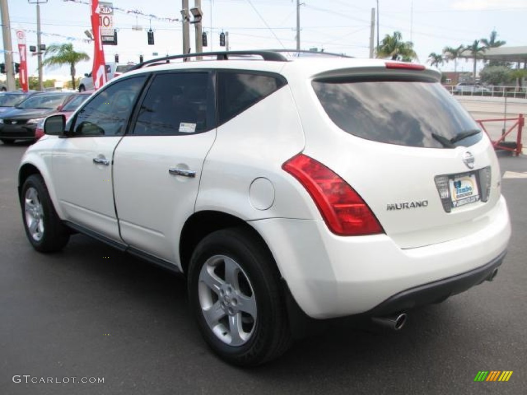 2005 Murano SL - Glacier Pearl White / Cafe Latte photo #7