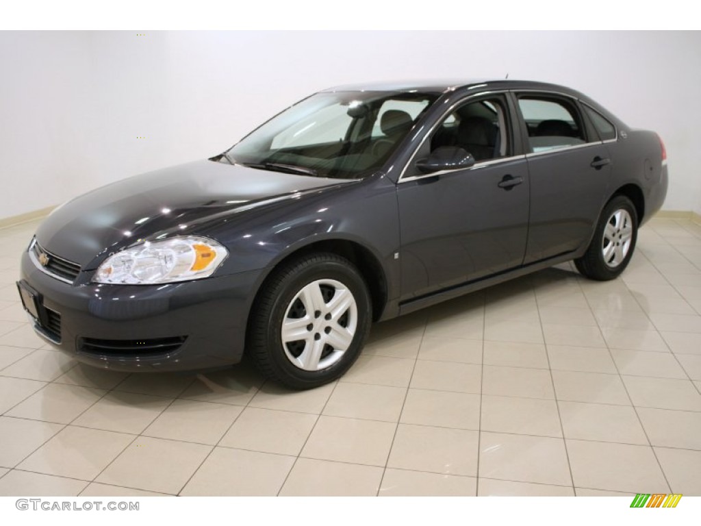 2008 Impala LS - Slate Metallic / Ebony Black photo #3