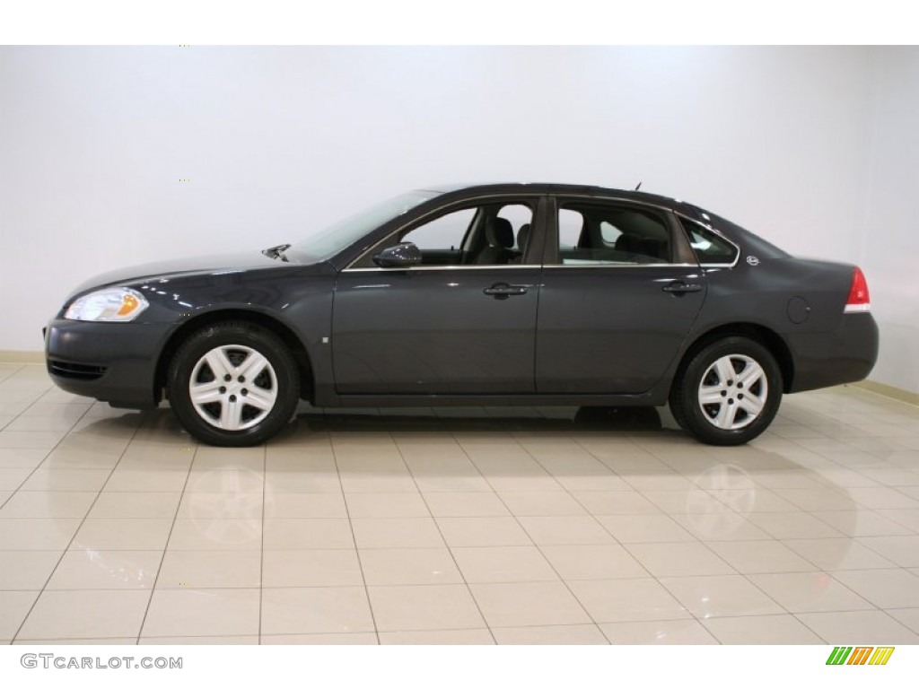 2008 Impala LS - Slate Metallic / Ebony Black photo #4