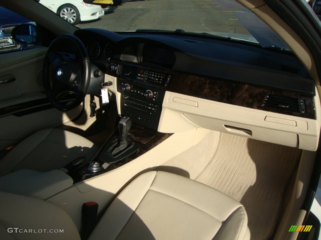 2008 3 Series 328xi Coupe - Alpine White / Cream Beige photo #6