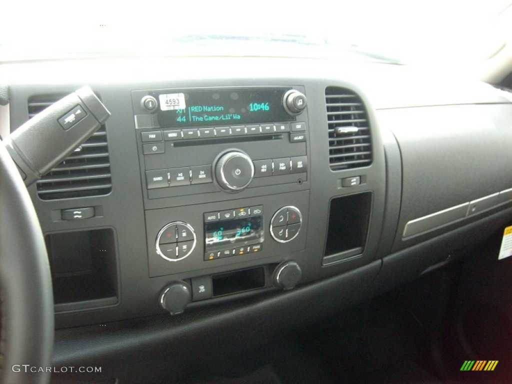 2011 Silverado 1500 LT Crew Cab - Blue Granite Metallic / Ebony photo #14