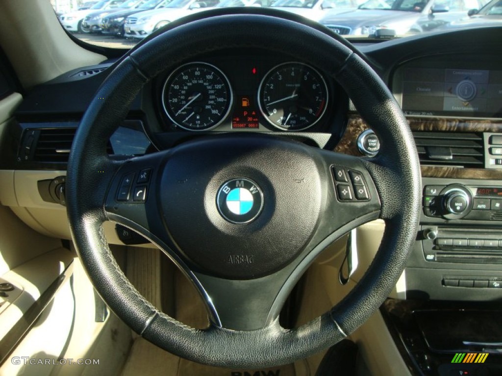 2008 3 Series 328xi Coupe - Alpine White / Cream Beige photo #16