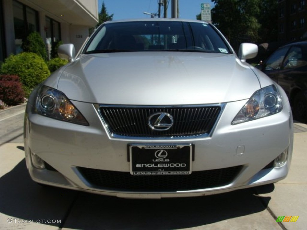 2008 IS 250 AWD - Tungsten Silver Pearl / Black photo #2
