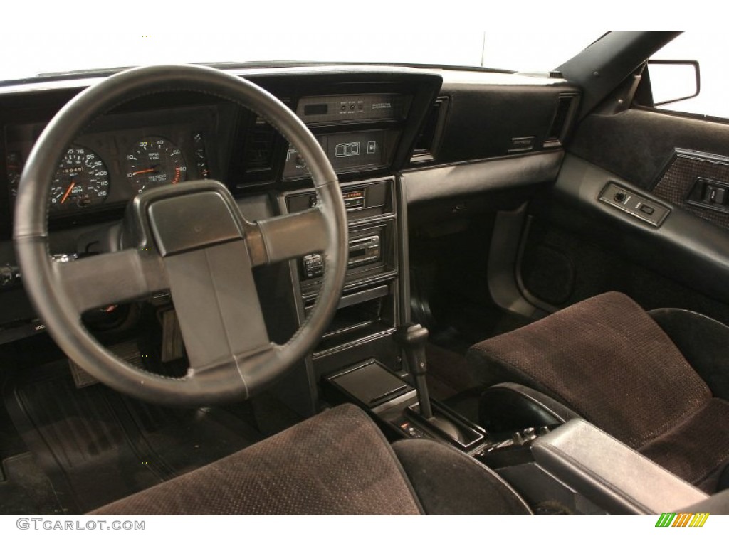 Black Interior 1986 Dodge Daytona Turbo Z CS Photo #51759838