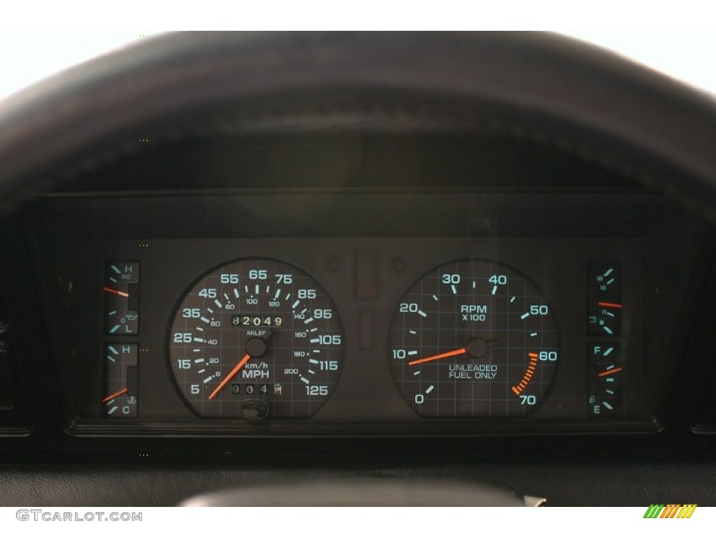 1986 Dodge Daytona Turbo Z CS Gauges Photos