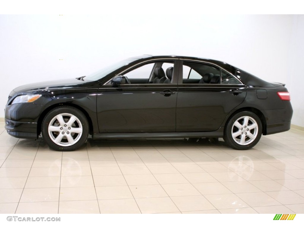2009 Camry SE V6 - Black / Charcoal photo #4
