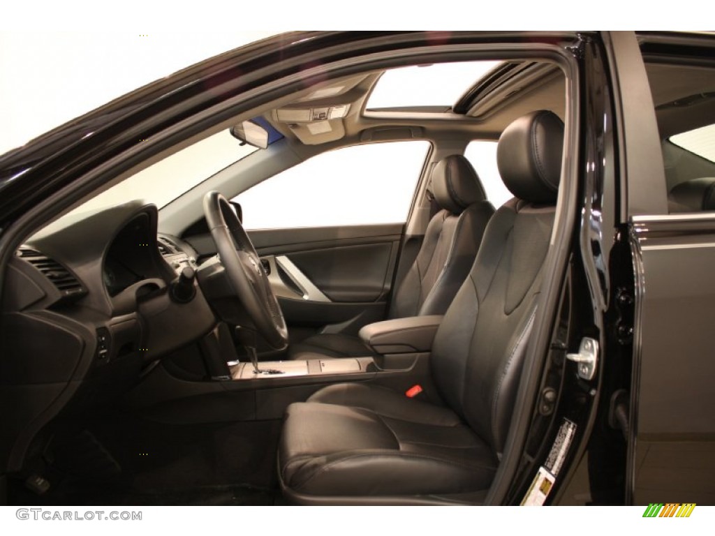 2009 Camry SE V6 - Black / Charcoal photo #6