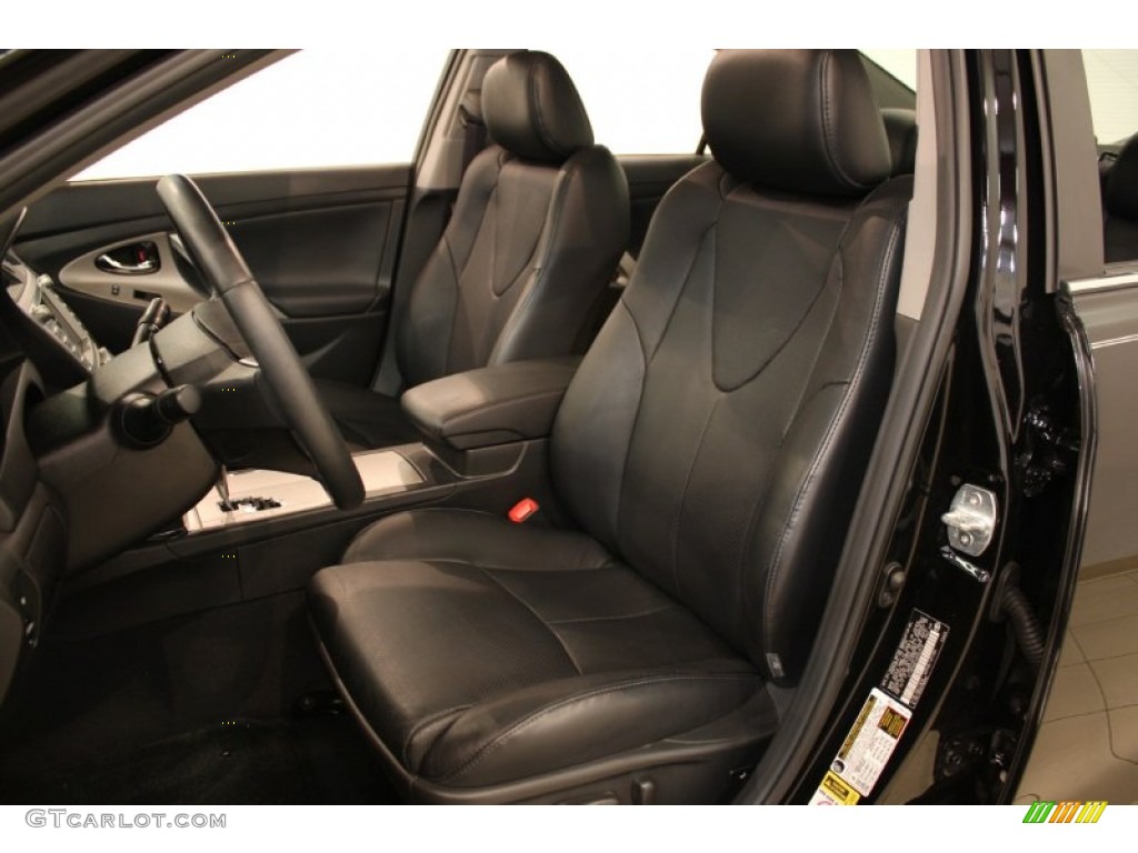 2009 Camry SE V6 - Black / Charcoal photo #7