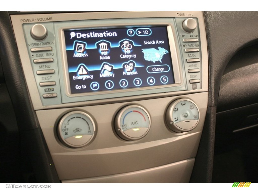 2009 Camry SE V6 - Black / Charcoal photo #11