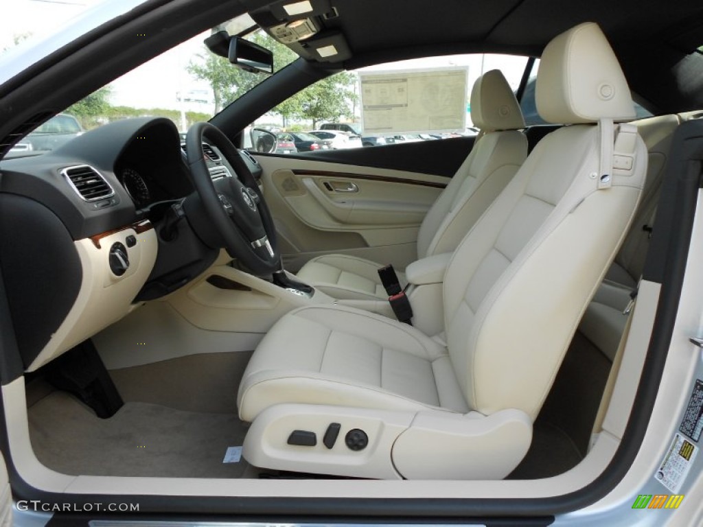 Cornsilk Beige Interior 2012 Volkswagen Eos Lux Photo #51760813