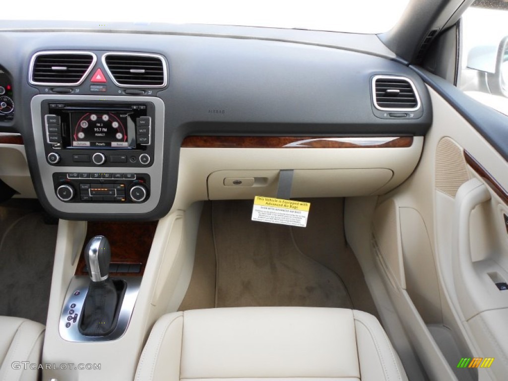 2012 Volkswagen Eos Lux Cornsilk Beige Dashboard Photo #51760858