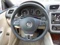 Cornsilk Beige Steering Wheel Photo for 2012 Volkswagen Eos #51760876