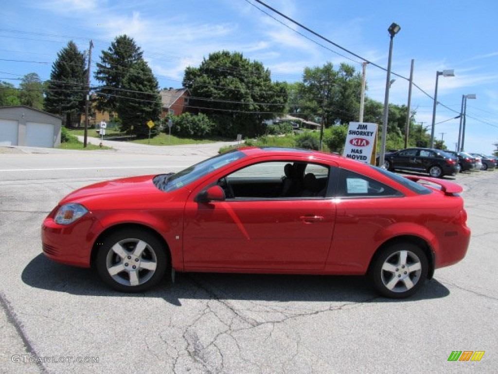 2009 Cobalt LT Coupe - Victory Red / Gray photo #6
