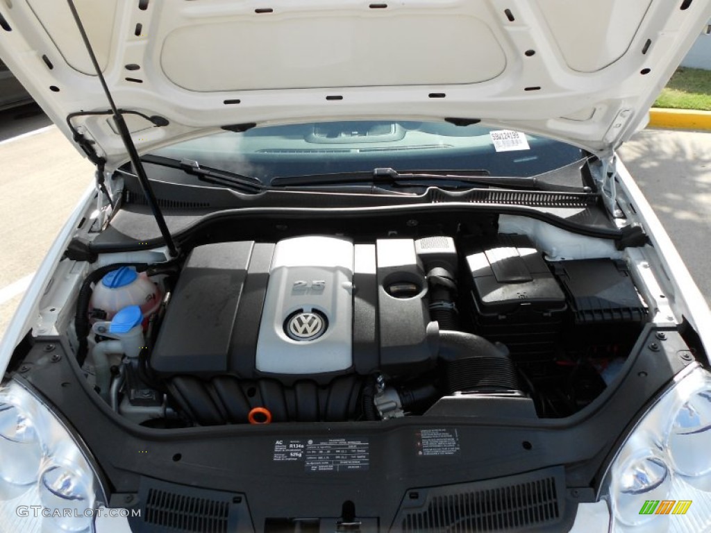 2009 Volkswagen Rabbit 2 Door 2.5 Liter DOHC 20-Valve 5 Cylinder Engine Photo #51761710