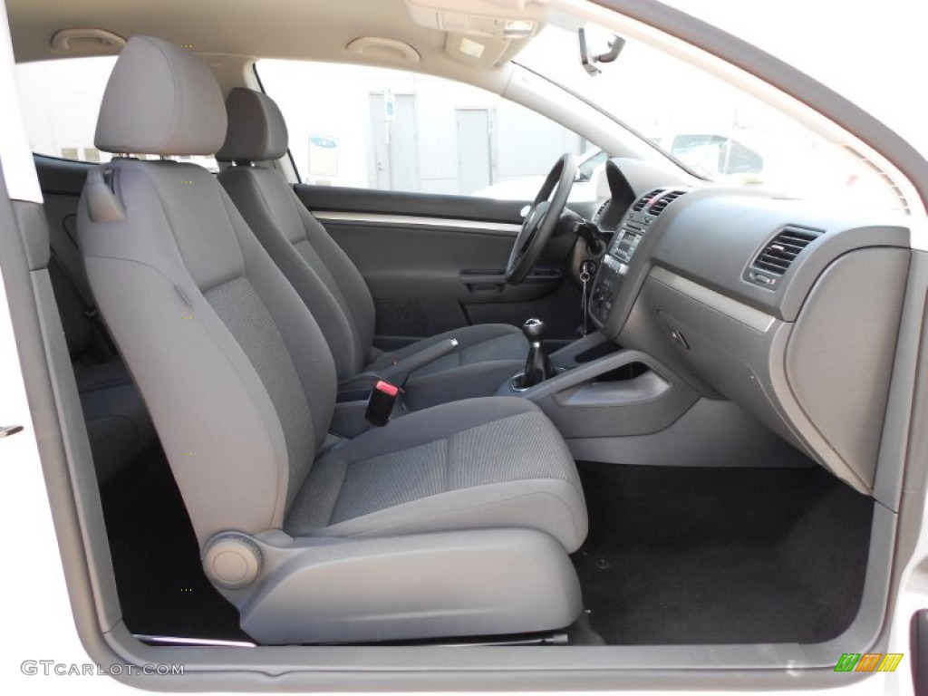Anthracite Interior 2009 Volkswagen Rabbit 2 Door Photo #51761806