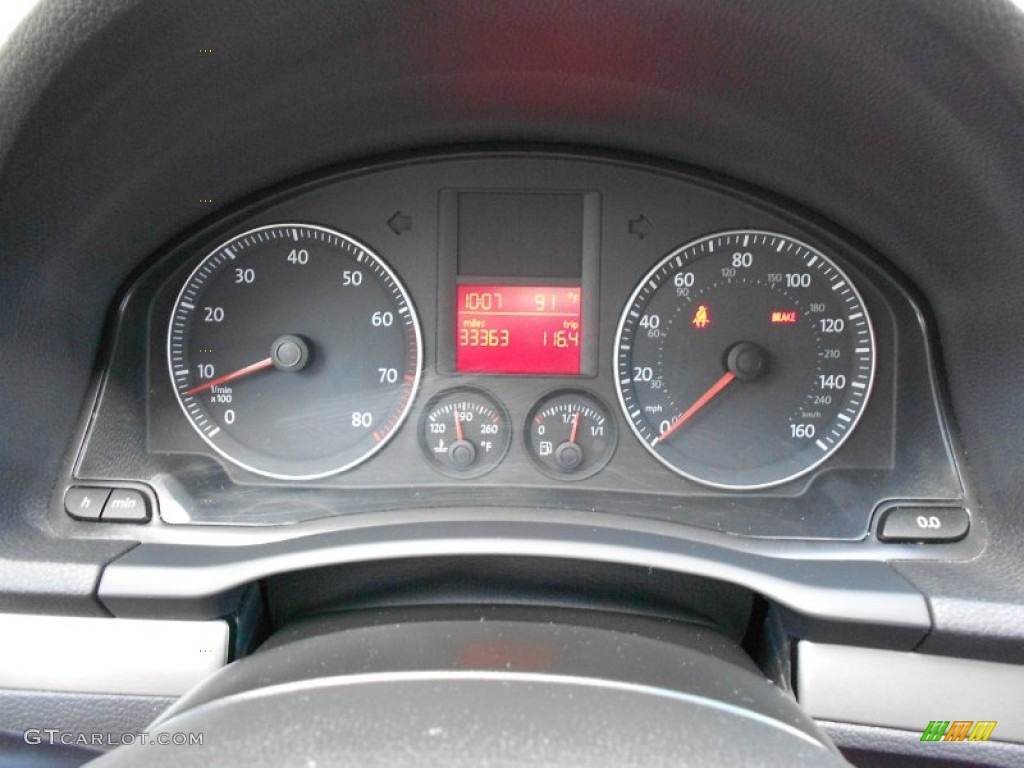 2009 Volkswagen Rabbit 2 Door Gauges Photo #51761911