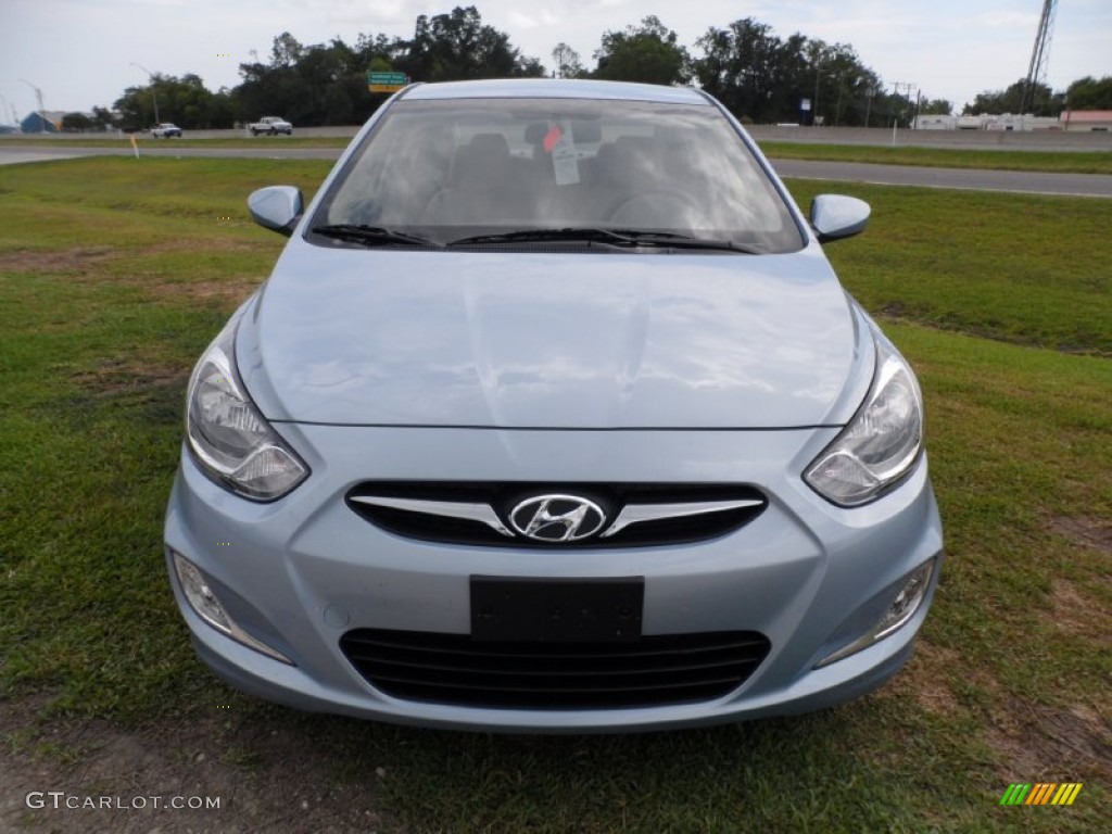 Clearwater Blue 2012 Hyundai Accent GLS 4 Door Exterior Photo #51762760