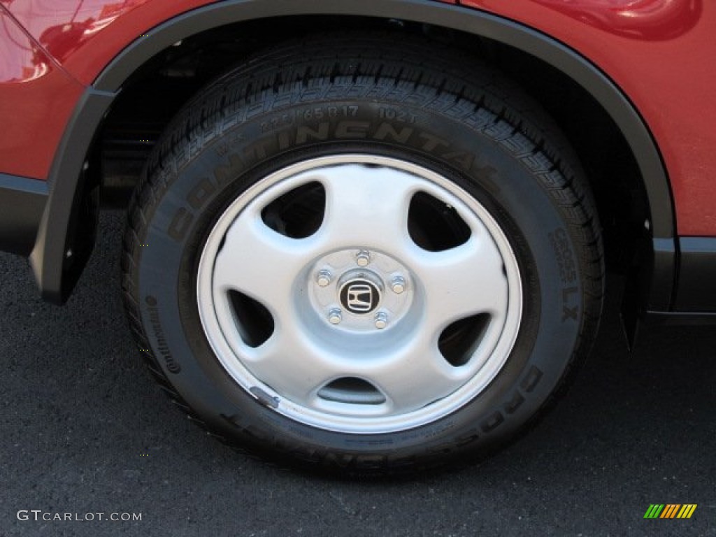 2008 CR-V LX 4WD - Tango Red Pearl / Gray photo #3