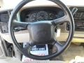 2002 Chevrolet Tahoe Medium Gray/Neutral Interior Steering Wheel Photo