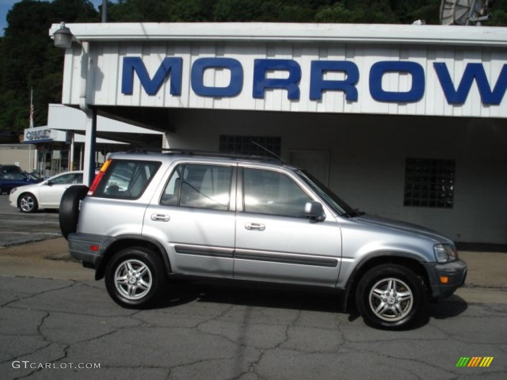 2001 CR-V EX 4WD - Satin Silver Metallic / Dark Gray photo #1