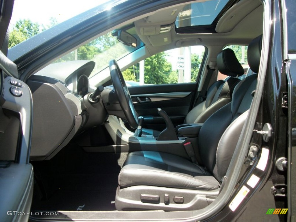 Ebony Interior 2010 Acura TL 3.7 SH-AWD Technology Photo #51765820