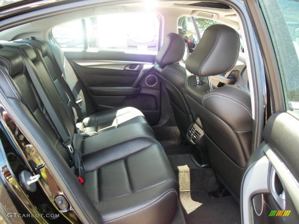 Ebony Interior 2010 Acura TL 3.7 SH-AWD Technology Photo #51765859