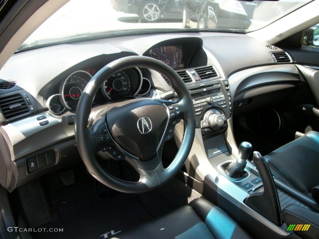 Ebony Interior 2010 Acura TL 3.7 SH-AWD Technology Photo #51765955