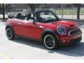 2011 Chili Red Mini Cooper S Convertible  photo #3