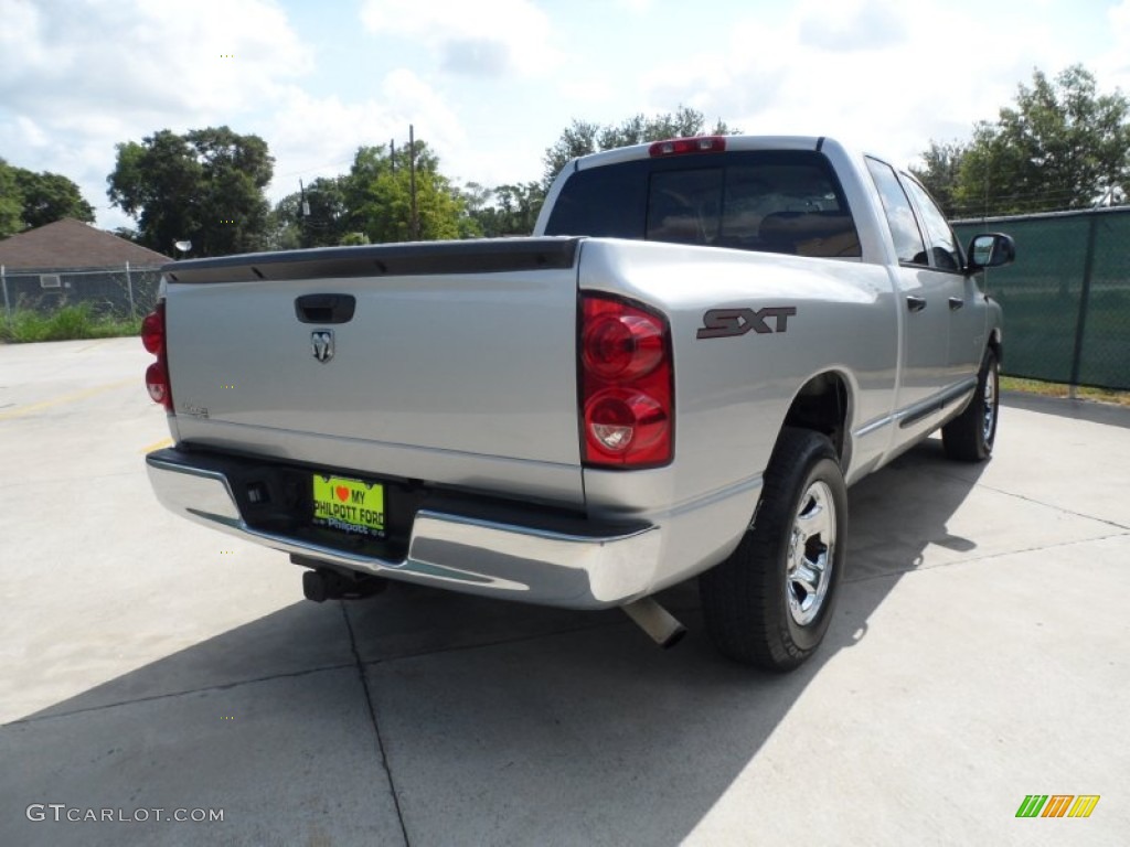 2008 Ram 1500 ST Quad Cab - Bright Silver Metallic / Medium Slate Gray photo #3