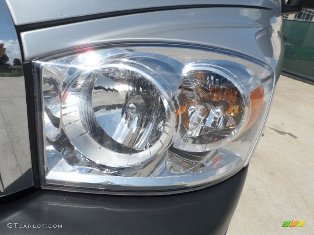 2008 Ram 1500 ST Quad Cab - Bright Silver Metallic / Medium Slate Gray photo #10