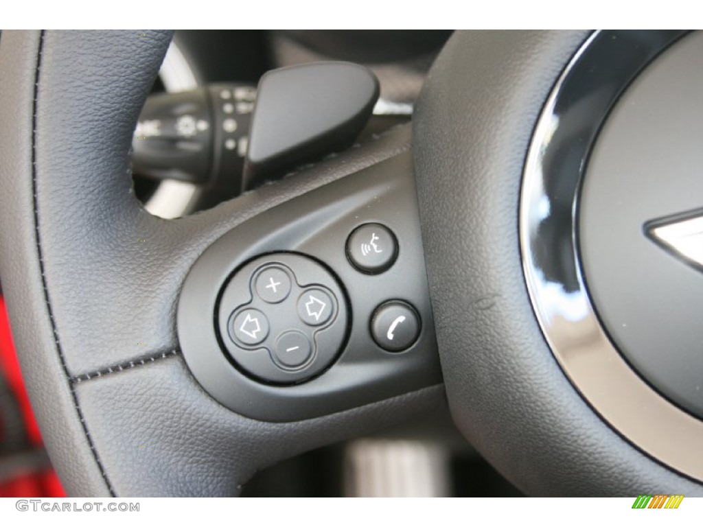 2011 Cooper S Convertible - Chili Red / Carbon Black photo #24