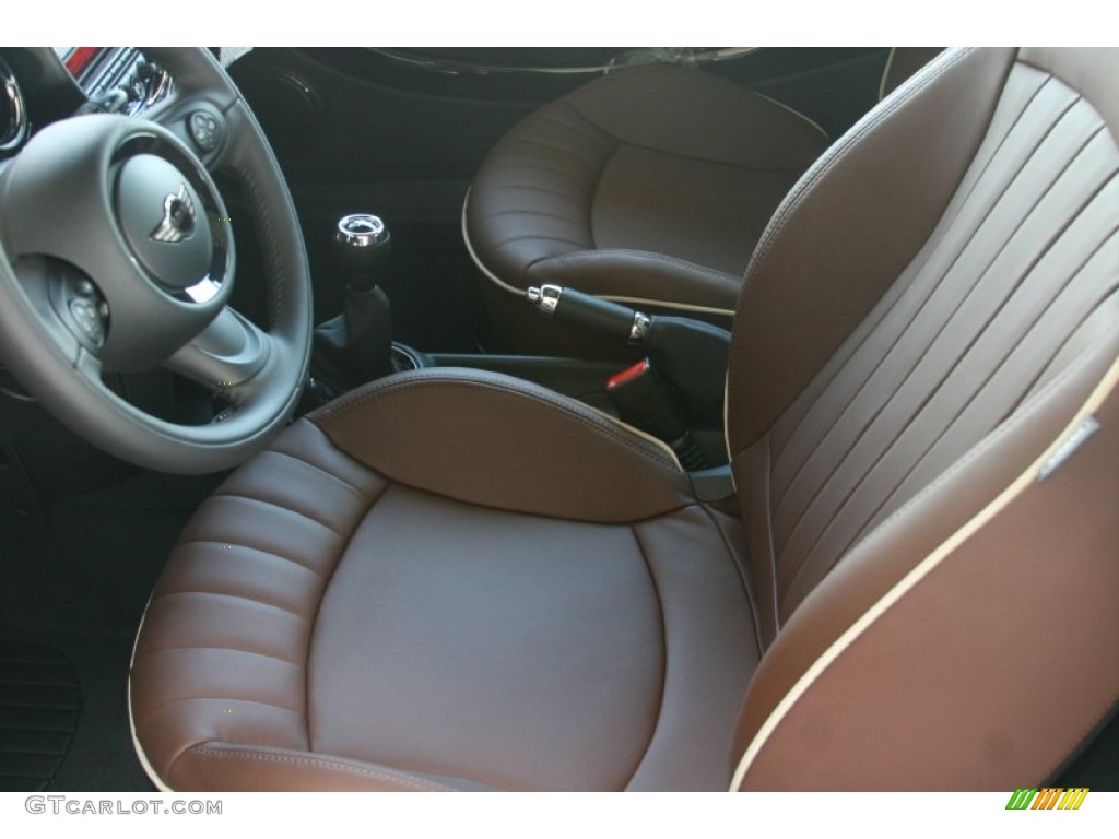 2011 Cooper S Clubman - Pepper White / Hot Chocolate Lounge Leather photo #12