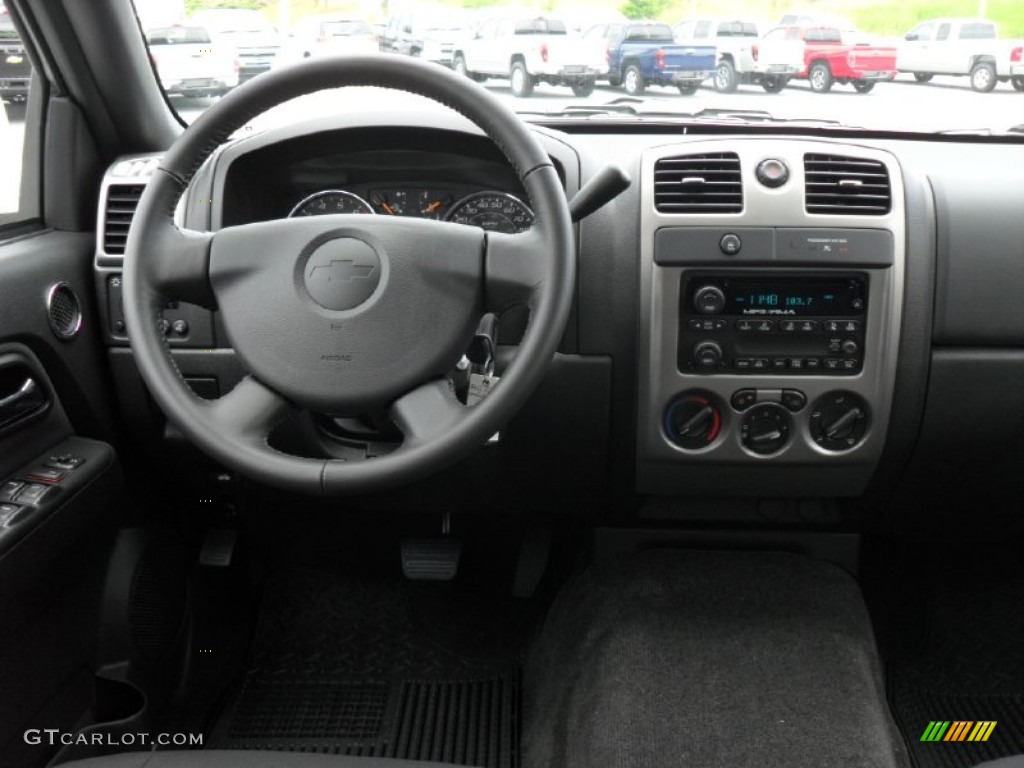 2011 Chevrolet Colorado LT Crew Cab Ebony Dashboard Photo #51767314