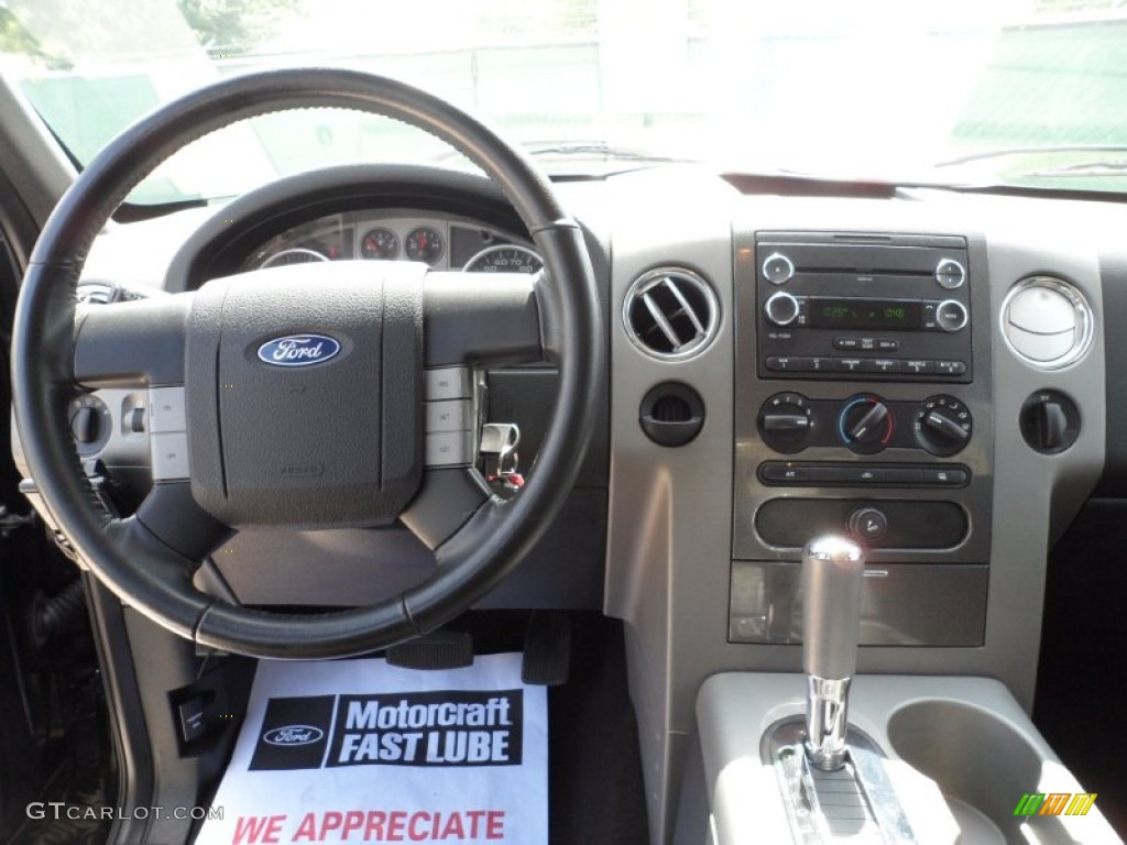 2008 Ford F150 FX2 Sport SuperCrew Black/Red Sport Dashboard Photo #51767341