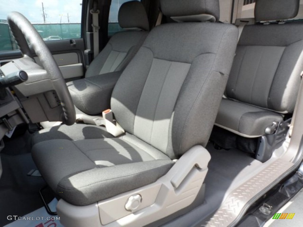 2010 F150 STX SuperCab - Tuxedo Black / Black photo #37