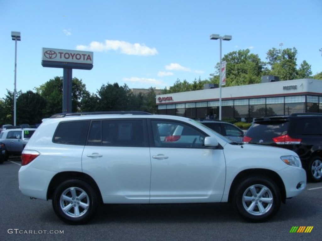 2009 Highlander  - Blizzard White Pearl / Sand Beige photo #1