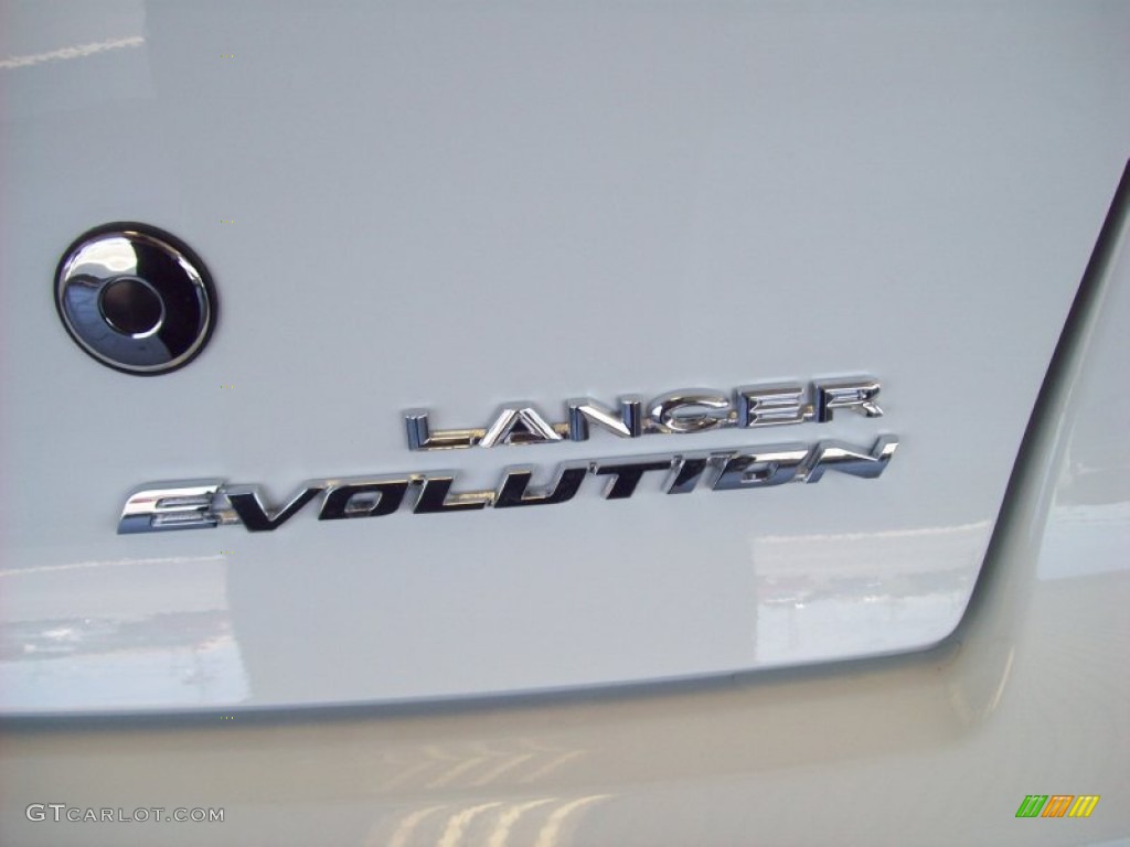 2011 Lancer Evolution GSR - Wicked White / Black photo #9