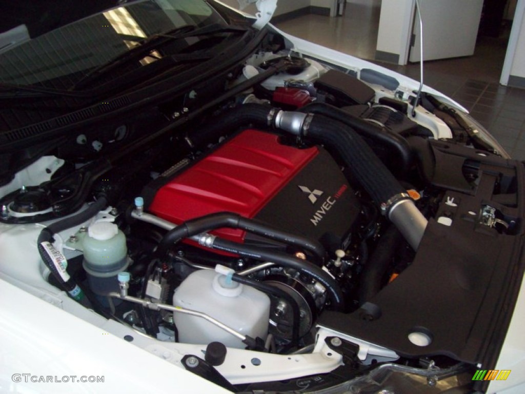 2011 Lancer Evolution GSR - Wicked White / Black photo #33