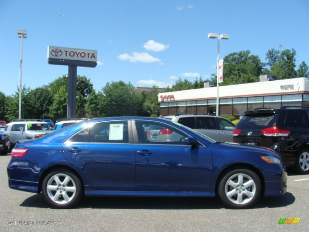 2009 Camry SE - Blue Ribbon Metallic / Charcoal photo #1